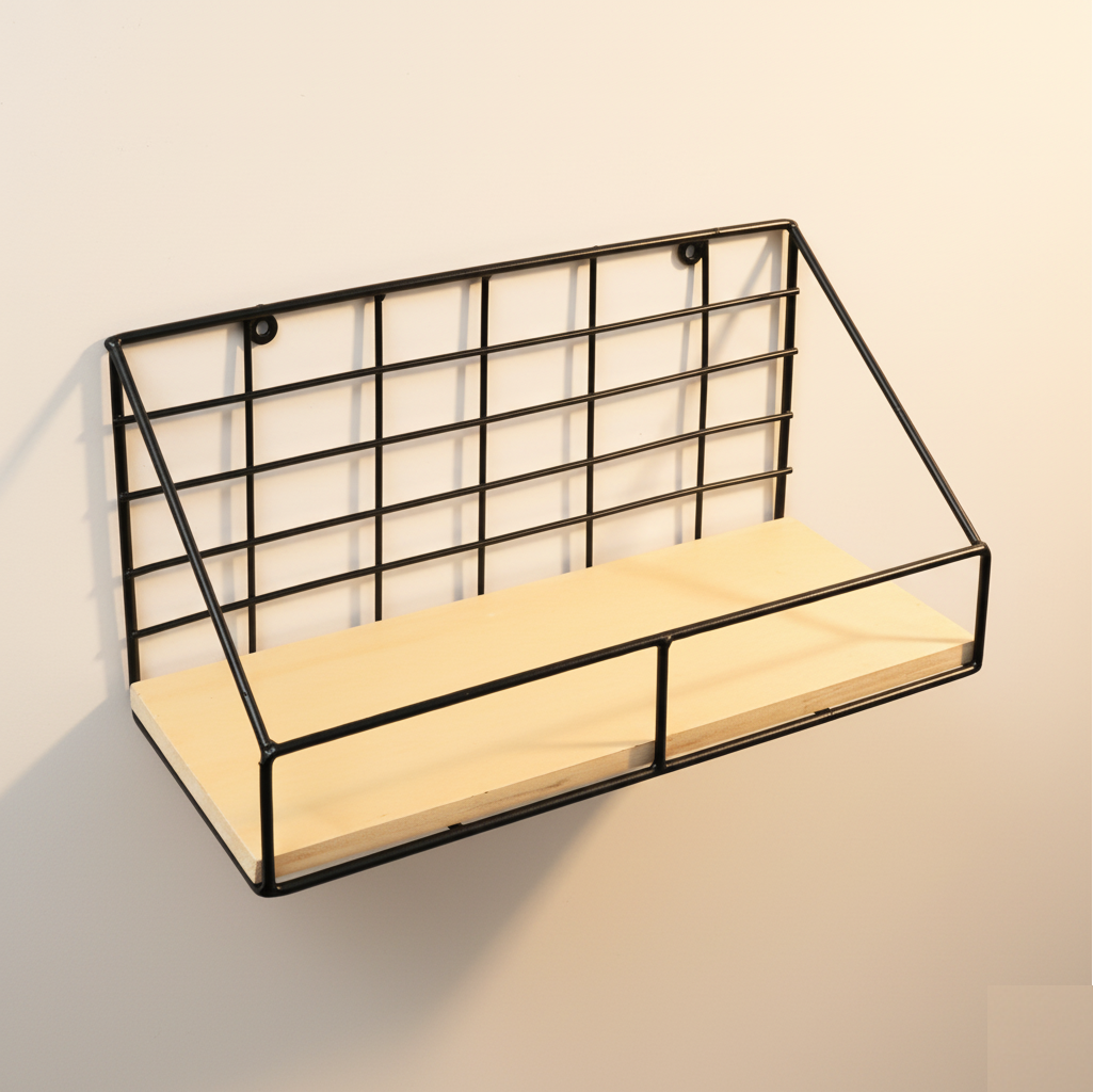 Wooden Wall Shelf Wall  Rack.